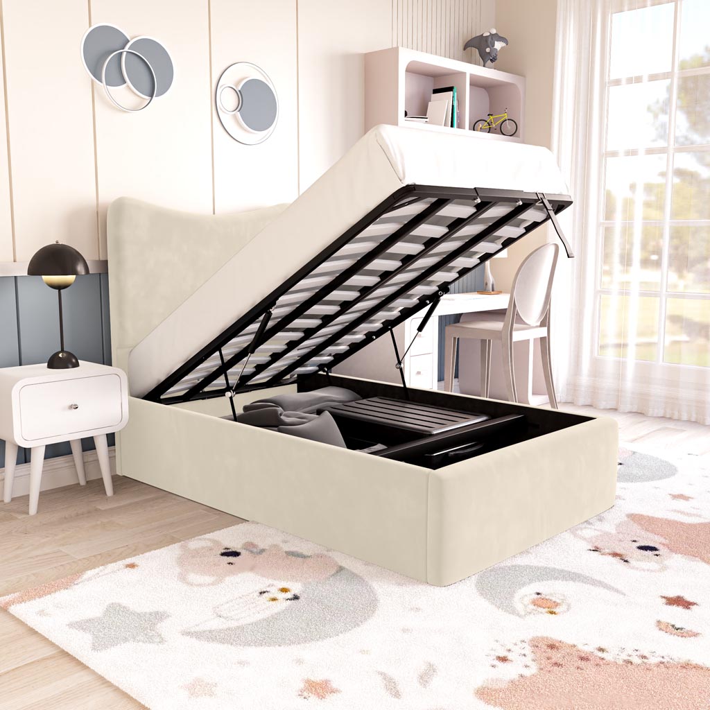 Cairo Kids Upholstered Ottoman Bed