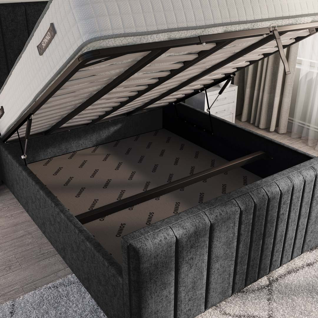 Cambridge Upholstered Ottoman Bed