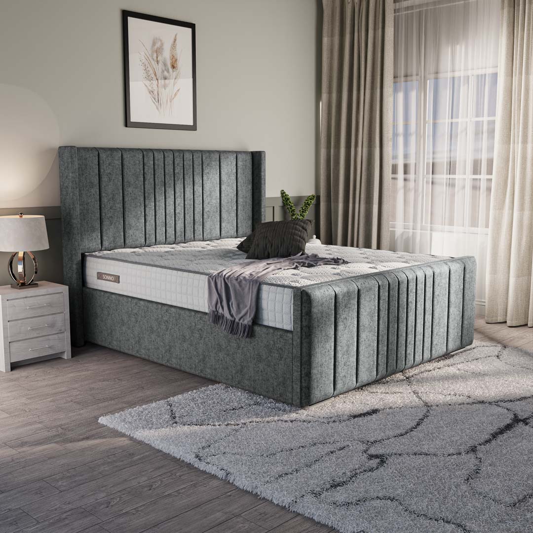 Cambridge Upholstered Ottoman Bed