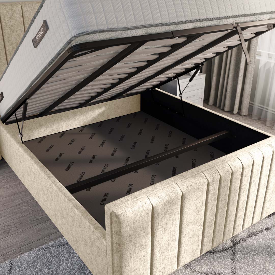 Cambridge Upholstered Ottoman Bed