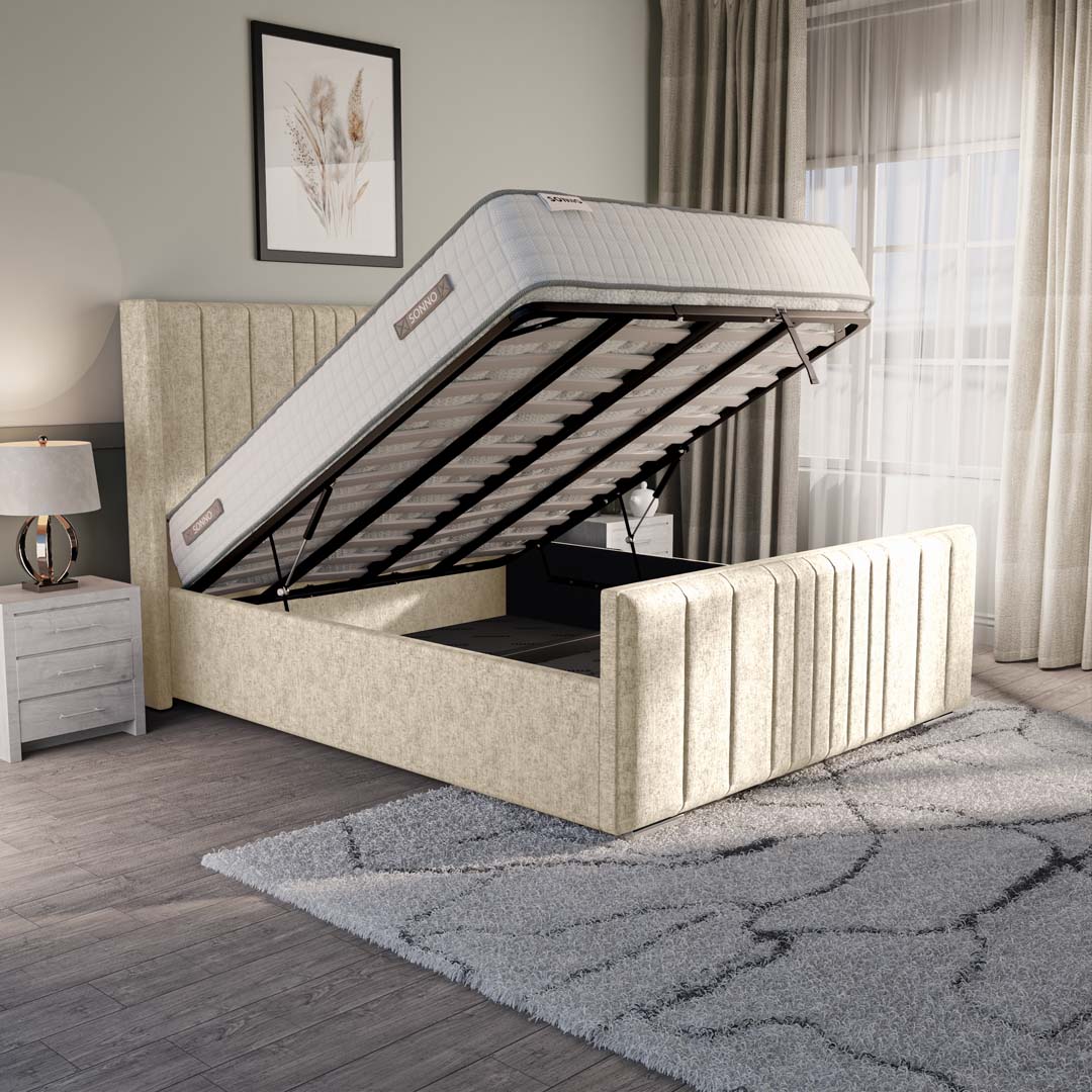 Cambridge Upholstered Ottoman Bed