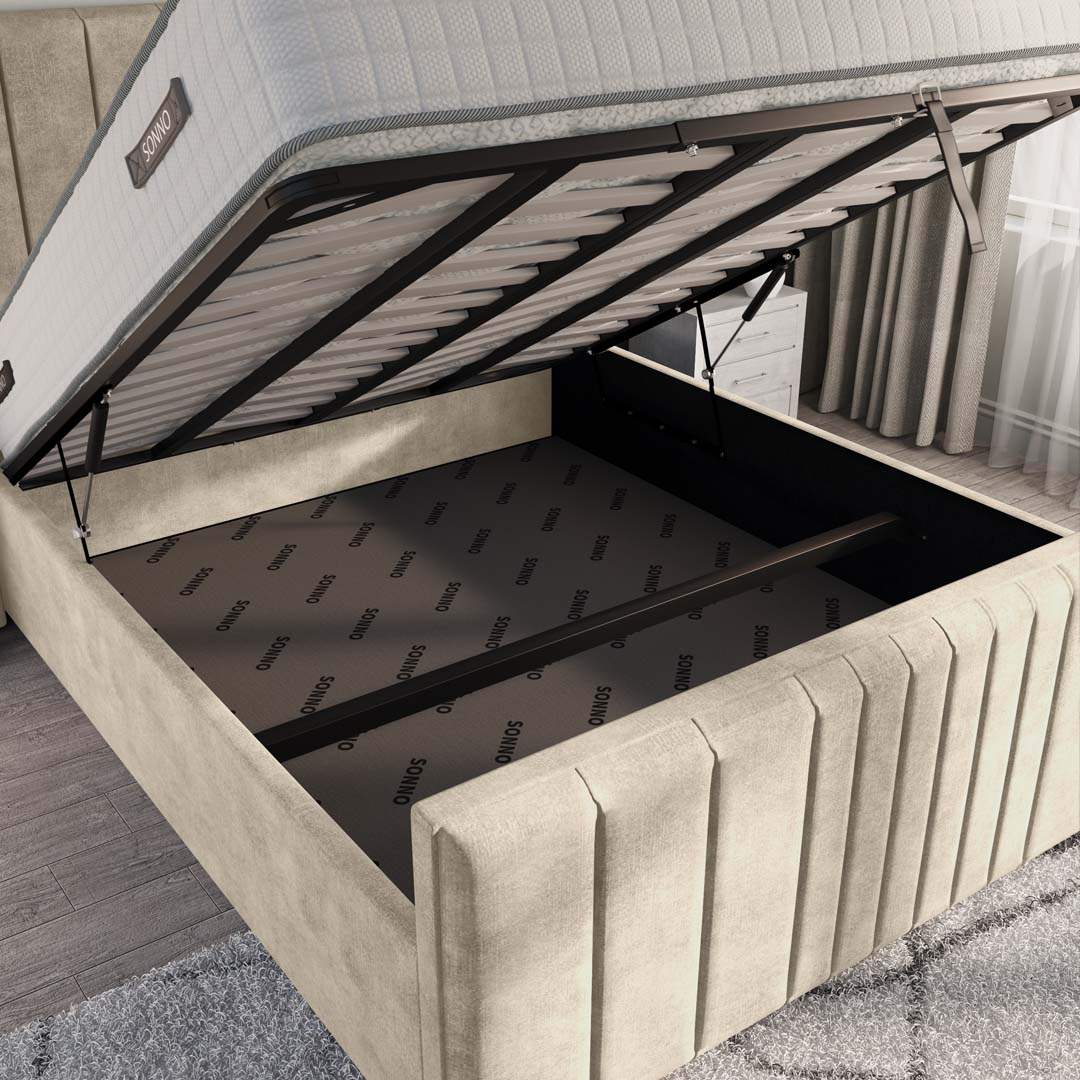 Cambridge Upholstered Ottoman Bed
