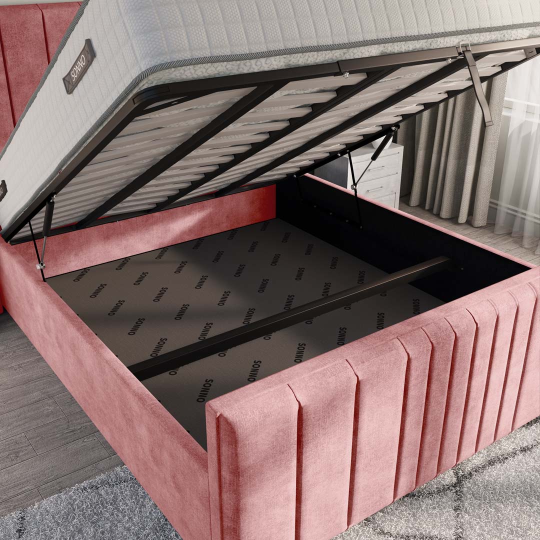 Cambridge Upholstered Ottoman Bed