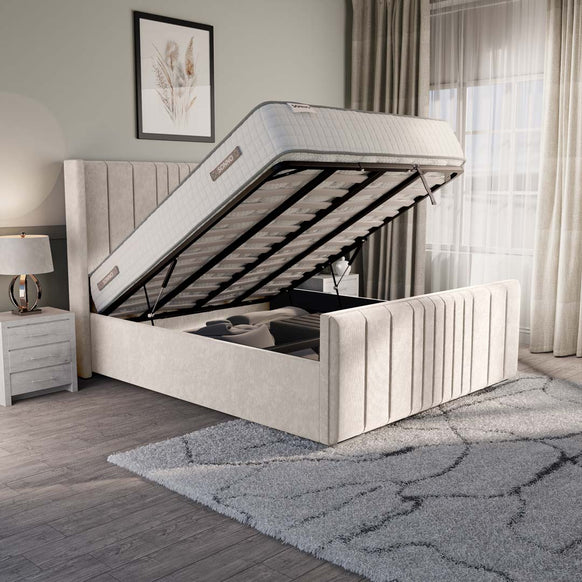 Cambridge Upholstered Ottoman Bed