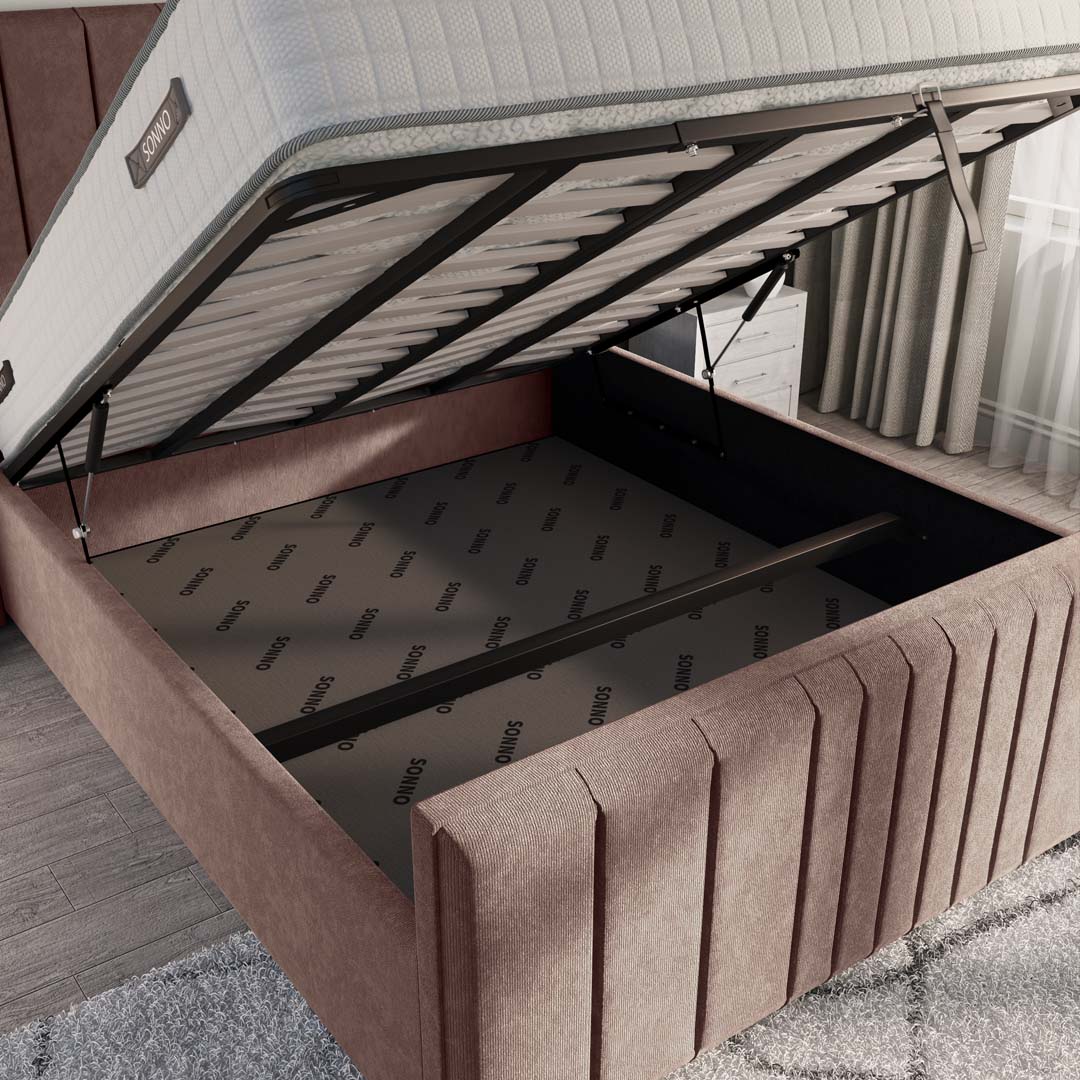 Cambridge Upholstered Ottoman Bed