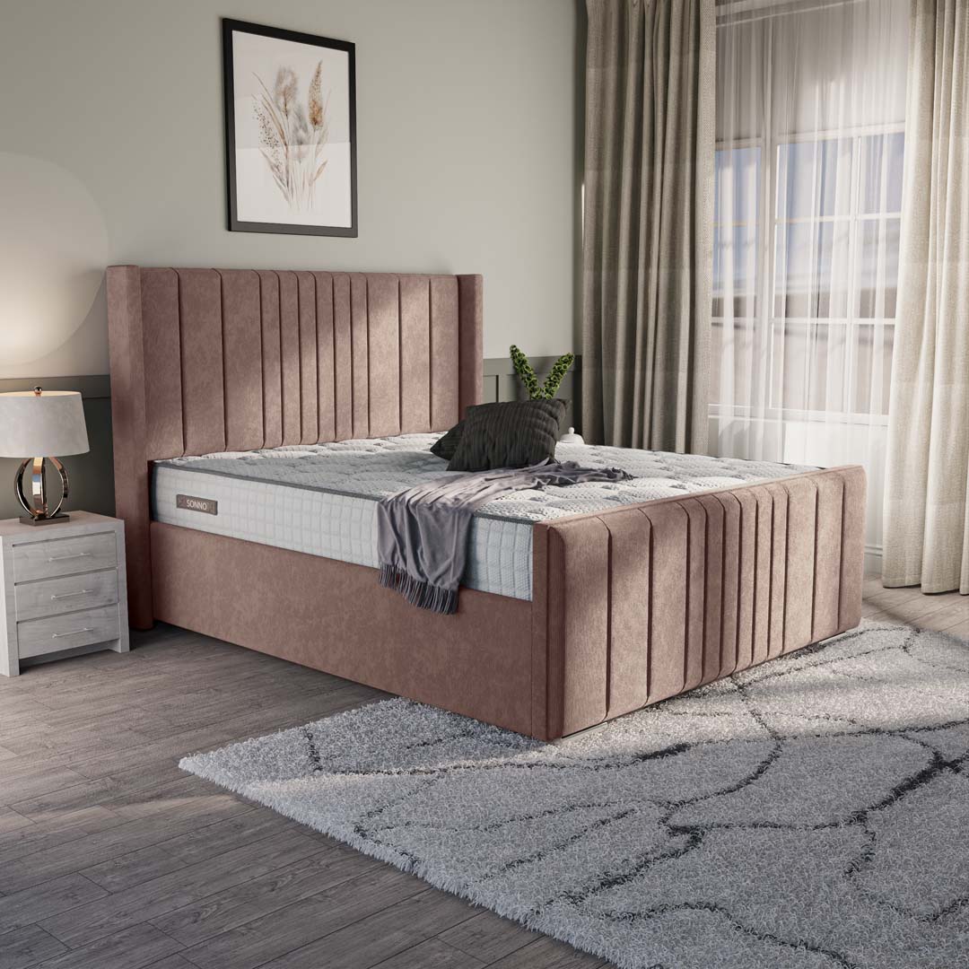 Cambridge Upholstered Ottoman Bed