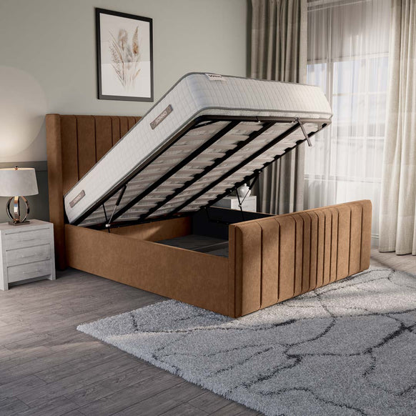 Cambridge Upholstered Ottoman Bed