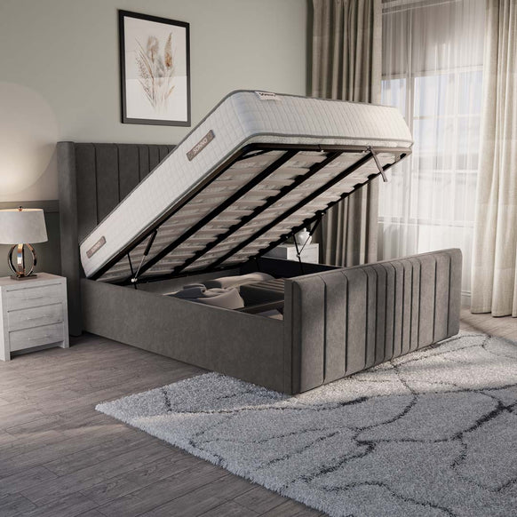 Cambridge Upholstered Ottoman Bed