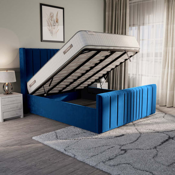 Cambridge Upholstered Ottoman Bed