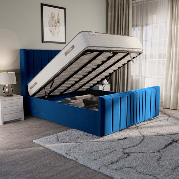 Cambridge Upholstered Ottoman Bed