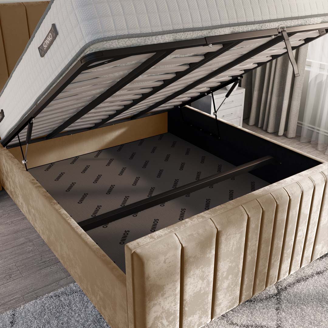 Cambridge Upholstered Ottoman Bed