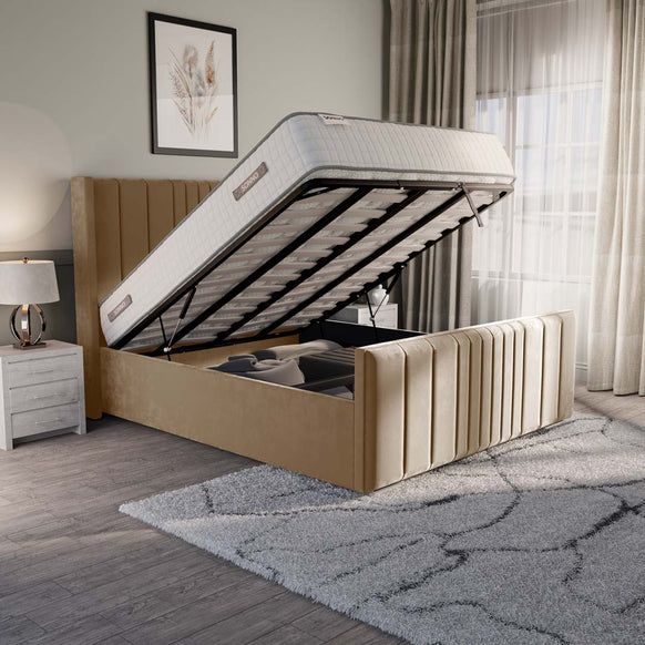 Cambridge Upholstered Ottoman Bed
