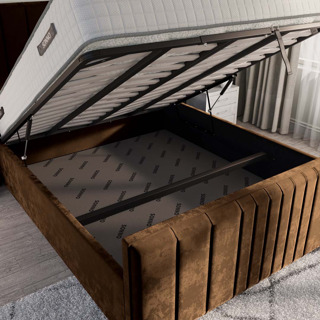 Cambridge Upholstered Ottoman Bed
