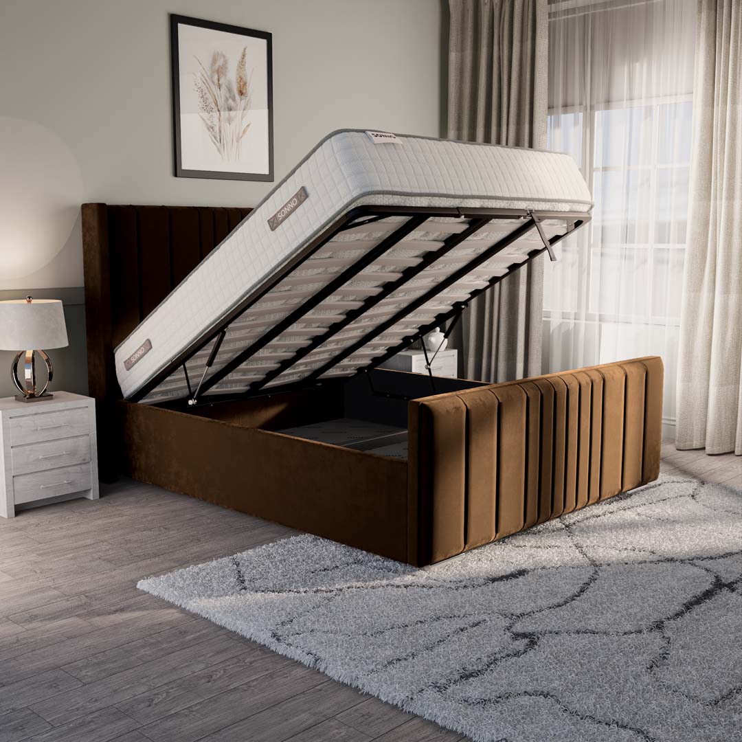 Cambridge Upholstered Ottoman Bed