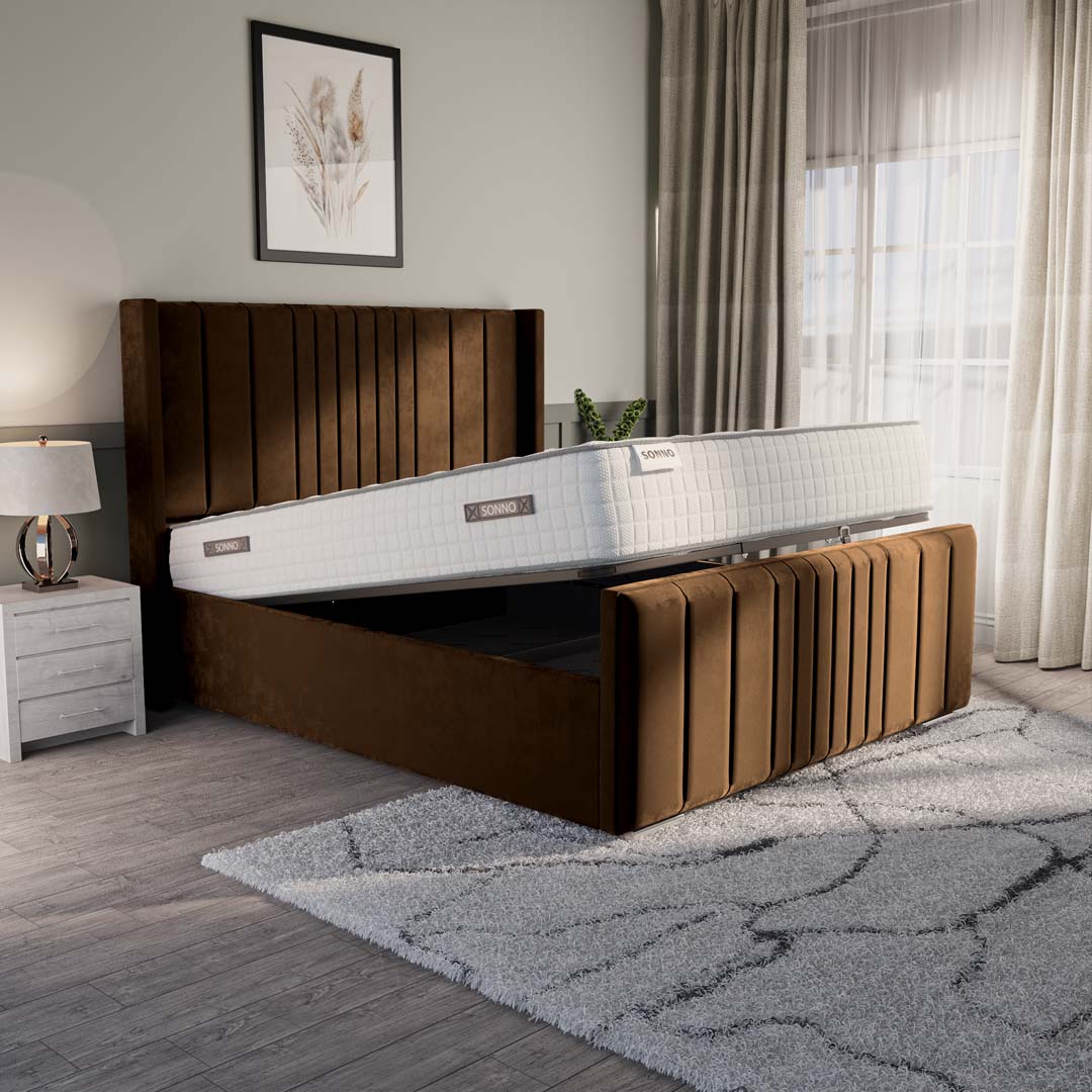 Cambridge Upholstered Ottoman Bed
