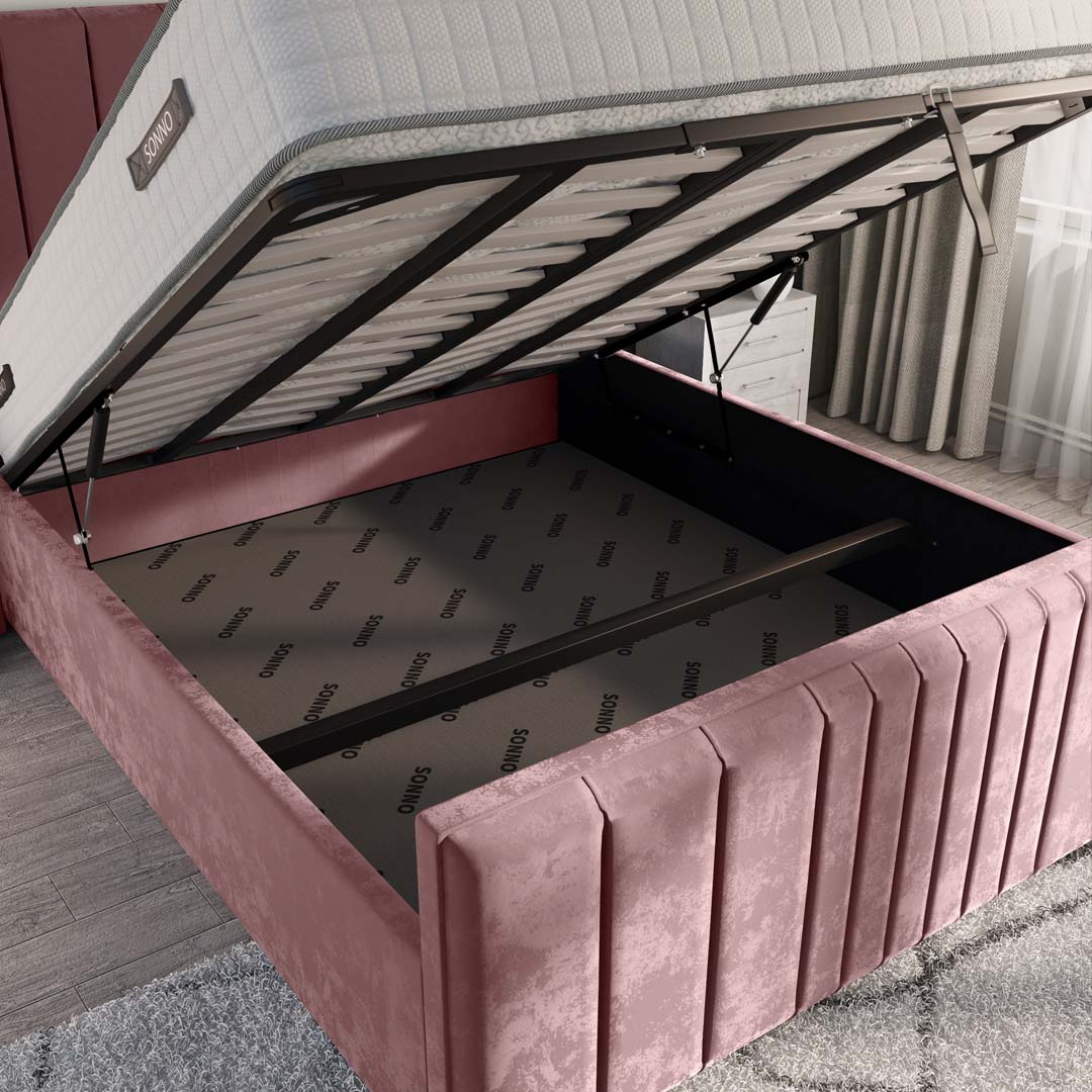 Cambridge Upholstered Ottoman Bed