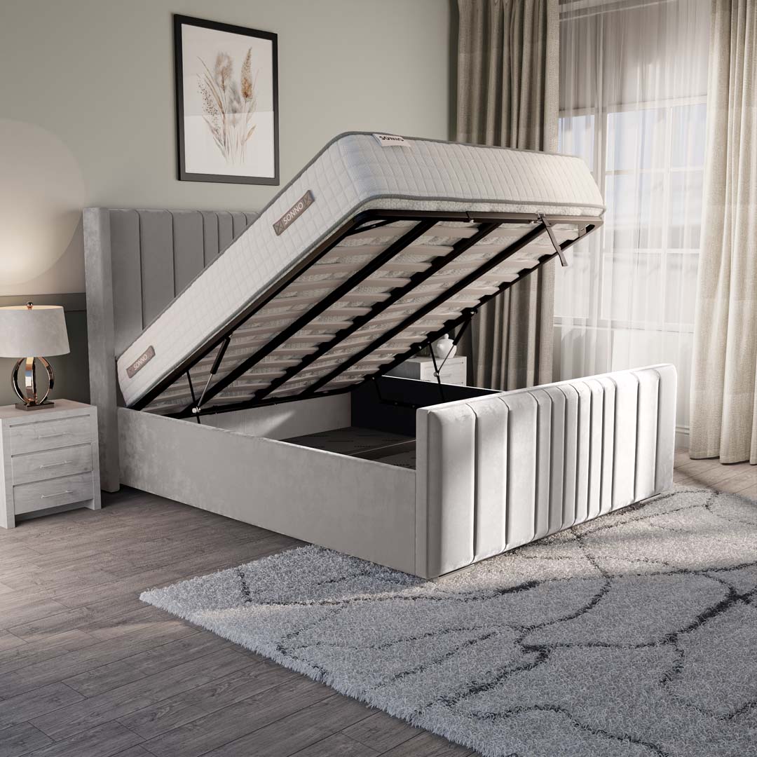 Cambridge Upholstered Ottoman Bed