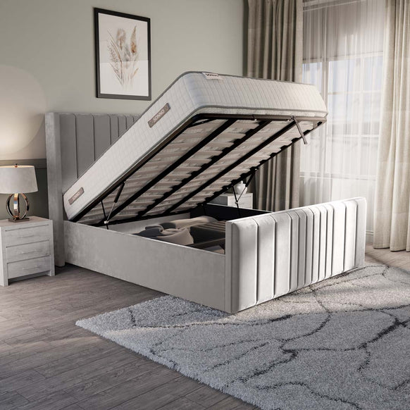 Cambridge Upholstered Ottoman Bed
