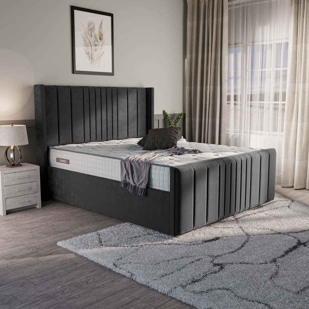 Cambridge Upholstered Ottoman Bed