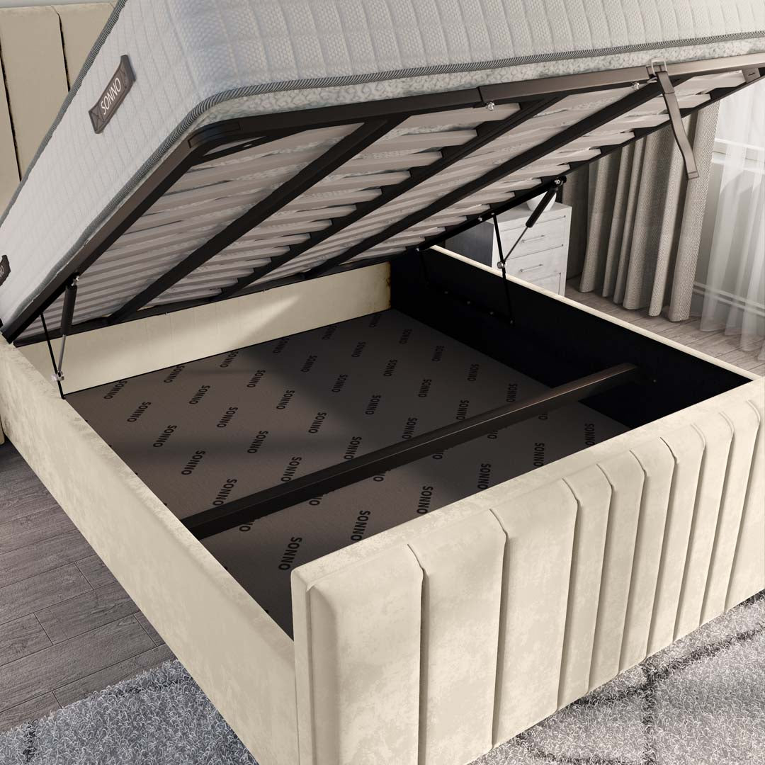 Cambridge Upholstered Ottoman Bed