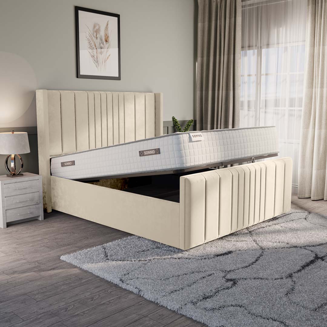 Cambridge Upholstered Ottoman Bed