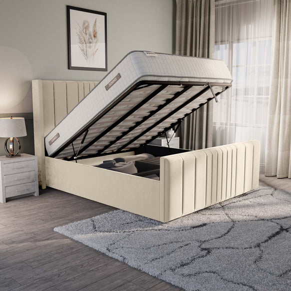 Cambridge Upholstered Ottoman Bed