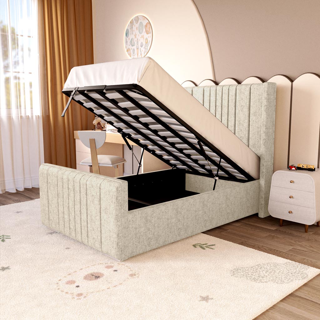 Cambridge Kids Upholstered Ottoman Bed