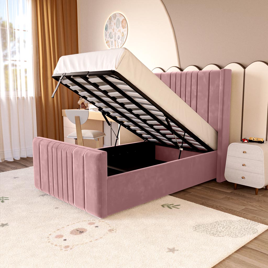 Cambridge Kids Upholstered Ottoman Bed