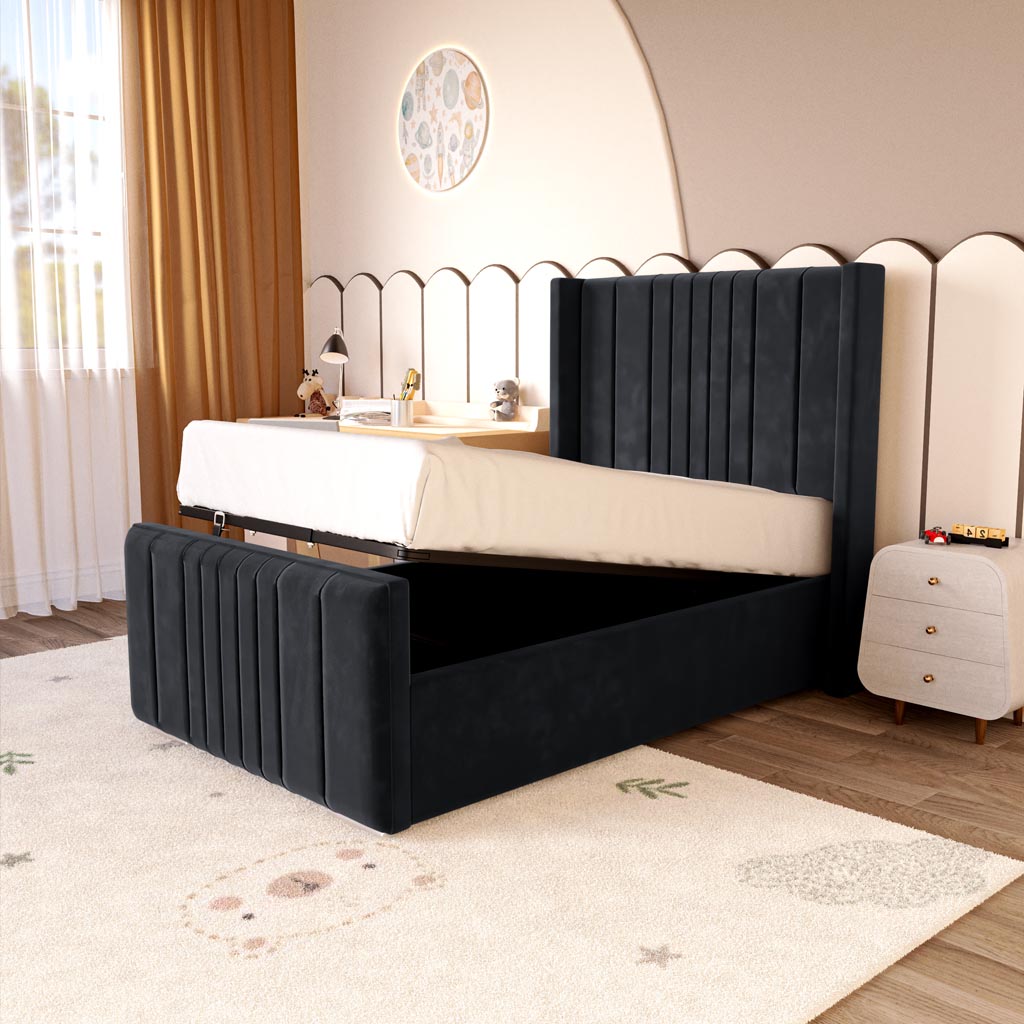 Cambridge Kids Upholstered Ottoman Bed