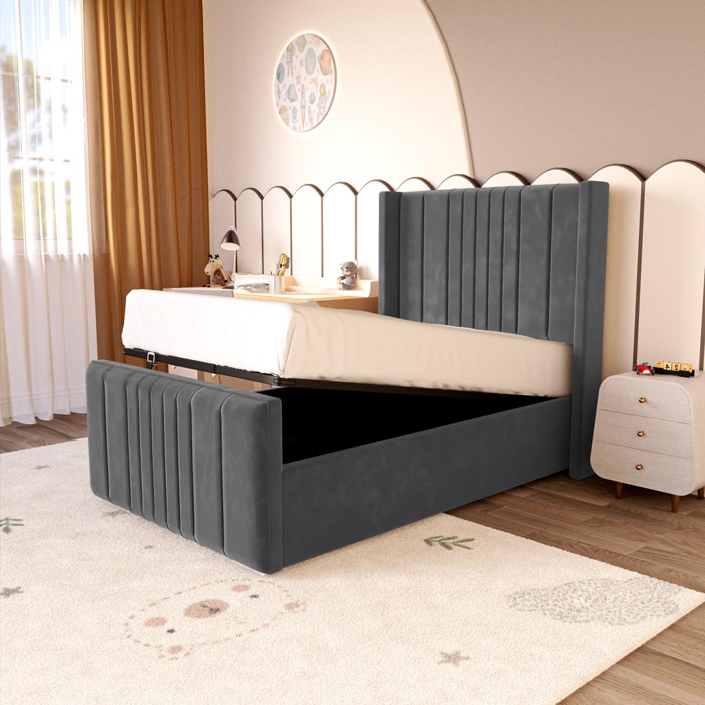 Cambridge Kids Upholstered Ottoman Bed