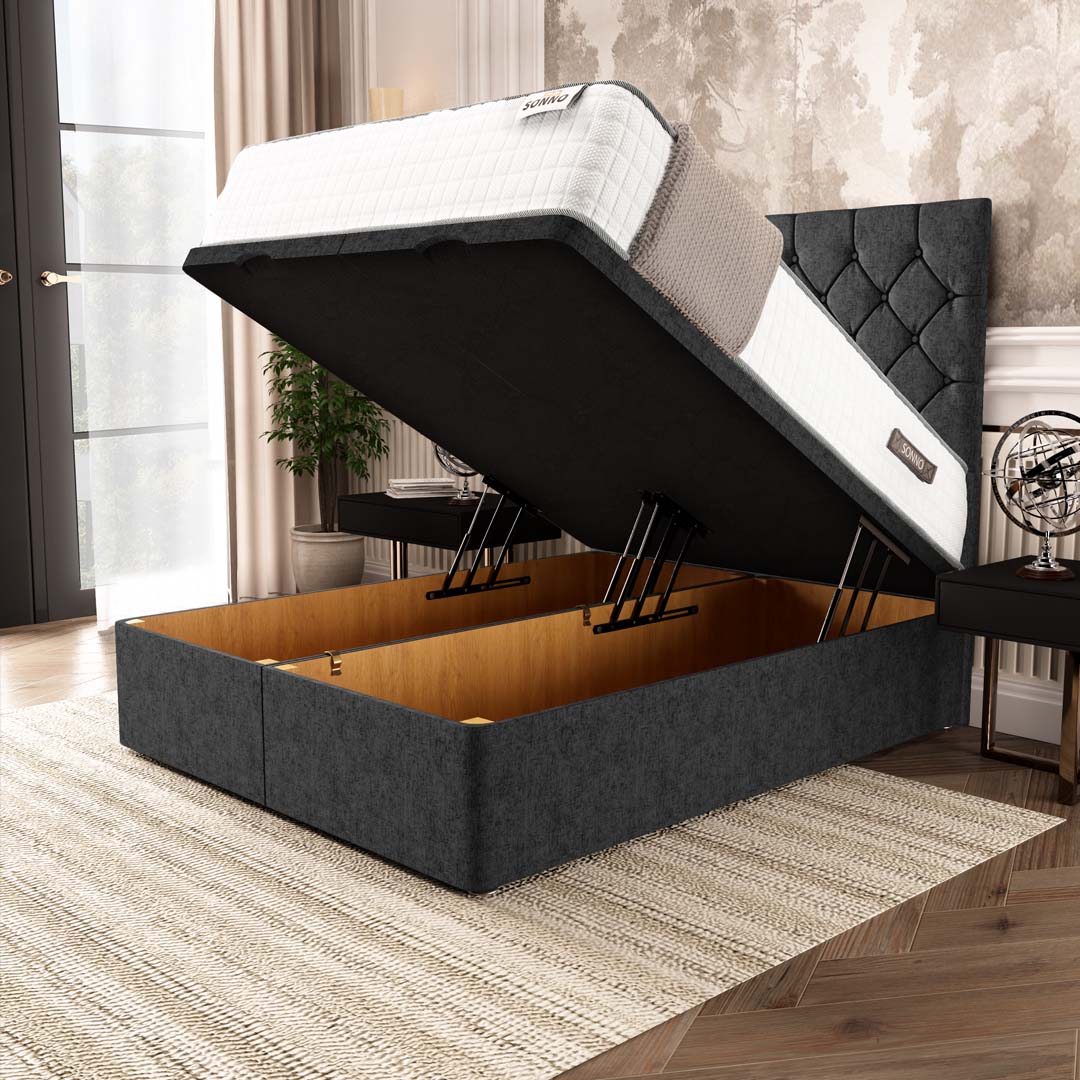 Seville Chesterfield Ottoman Divan Bed
