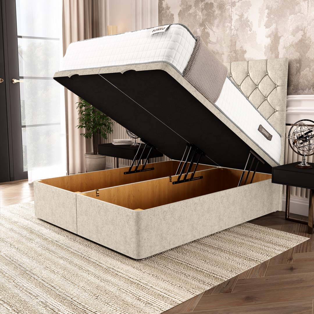 Seville Chesterfield Ottoman Divan Bed