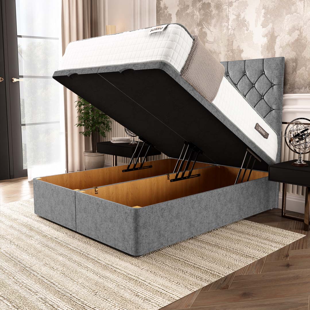Seville Chesterfield Ottoman Divan Bed