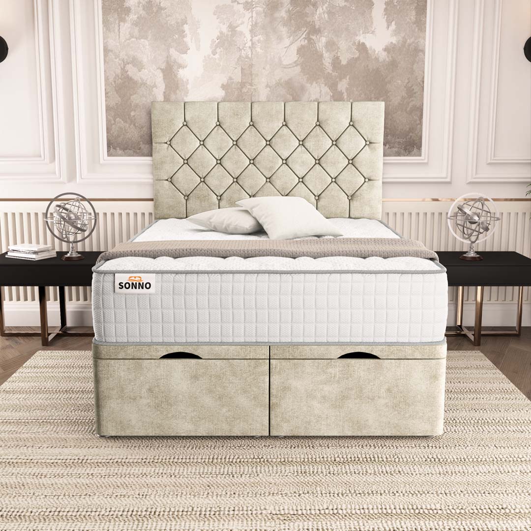 Seville Chesterfield Ottoman Divan Bed