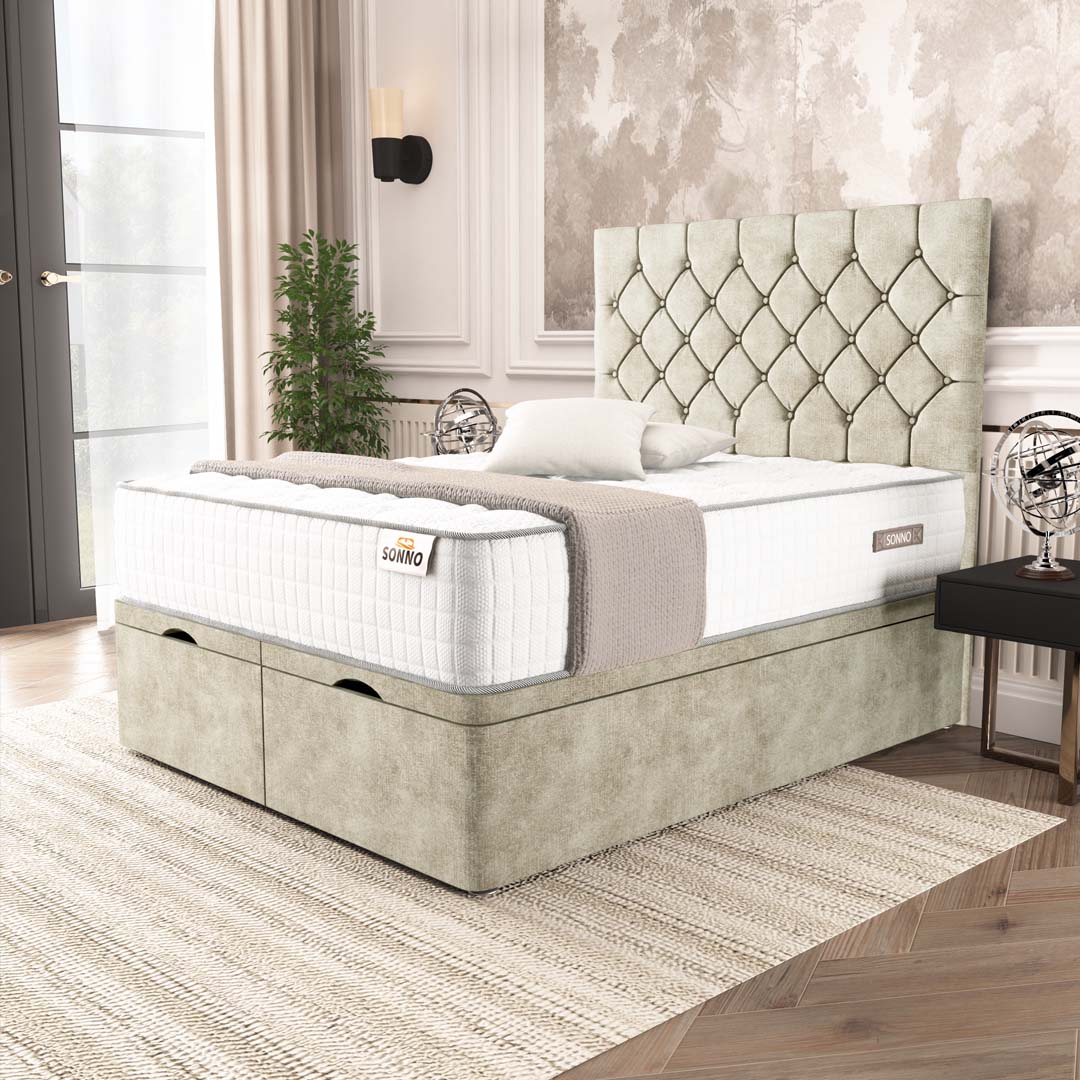 Seville Chesterfield Ottoman Divan Bed