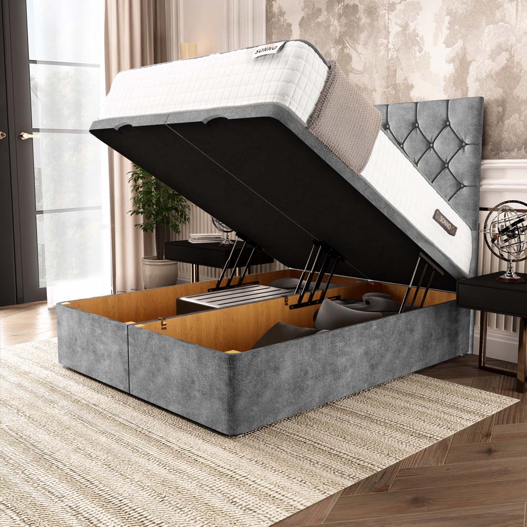 Seville Chesterfield Ottoman Divan Bed
