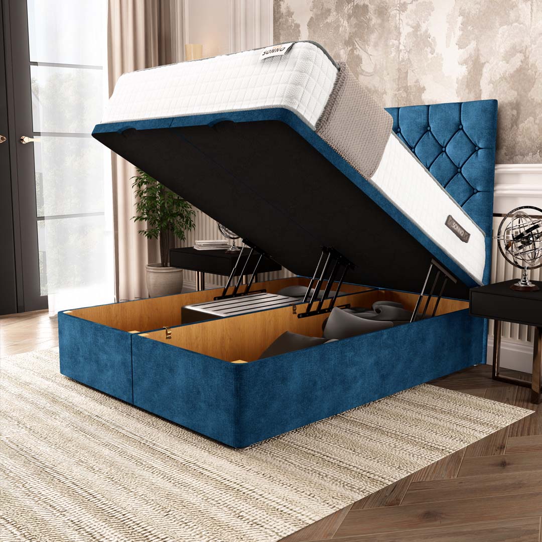 Seville Chesterfield Ottoman Divan Bed
