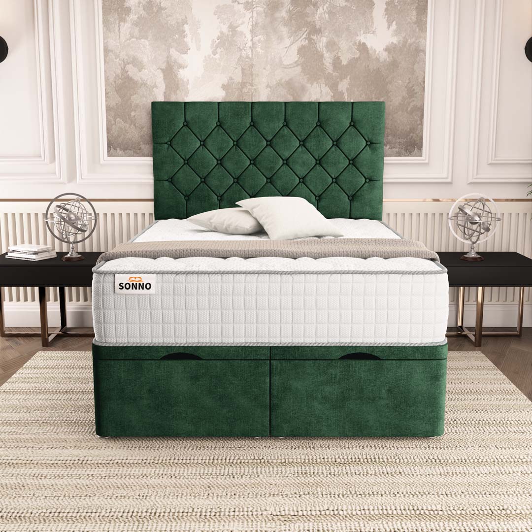 Seville Chesterfield Ottoman Divan Bed