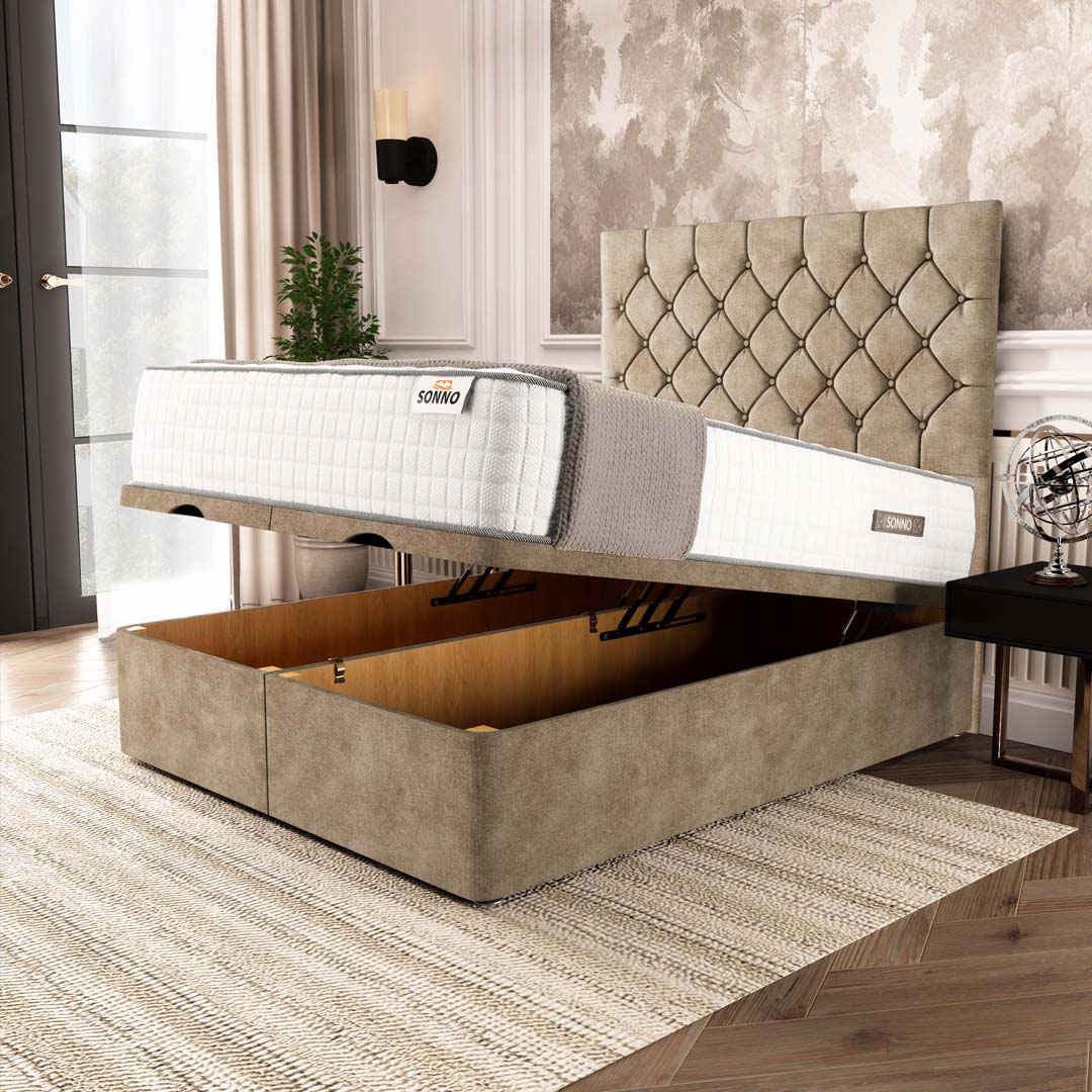Seville Chesterfield Ottoman Divan Bed