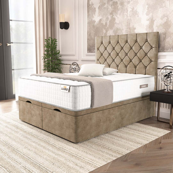Seville Chesterfield Ottoman Divan Bed