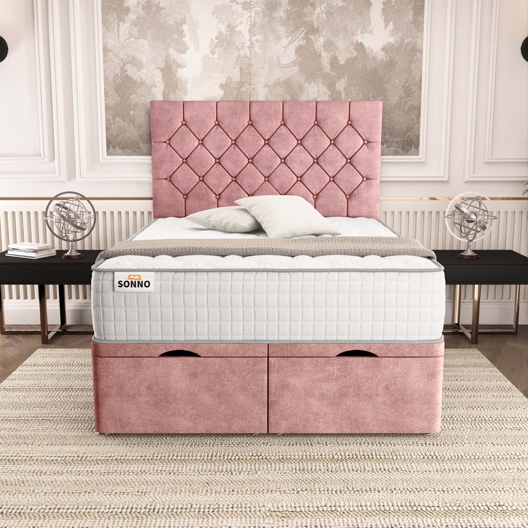 Seville Chesterfield Ottoman Divan Bed
