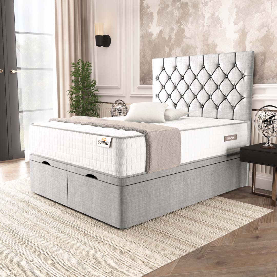 Seville Chesterfield Ottoman Divan Bed