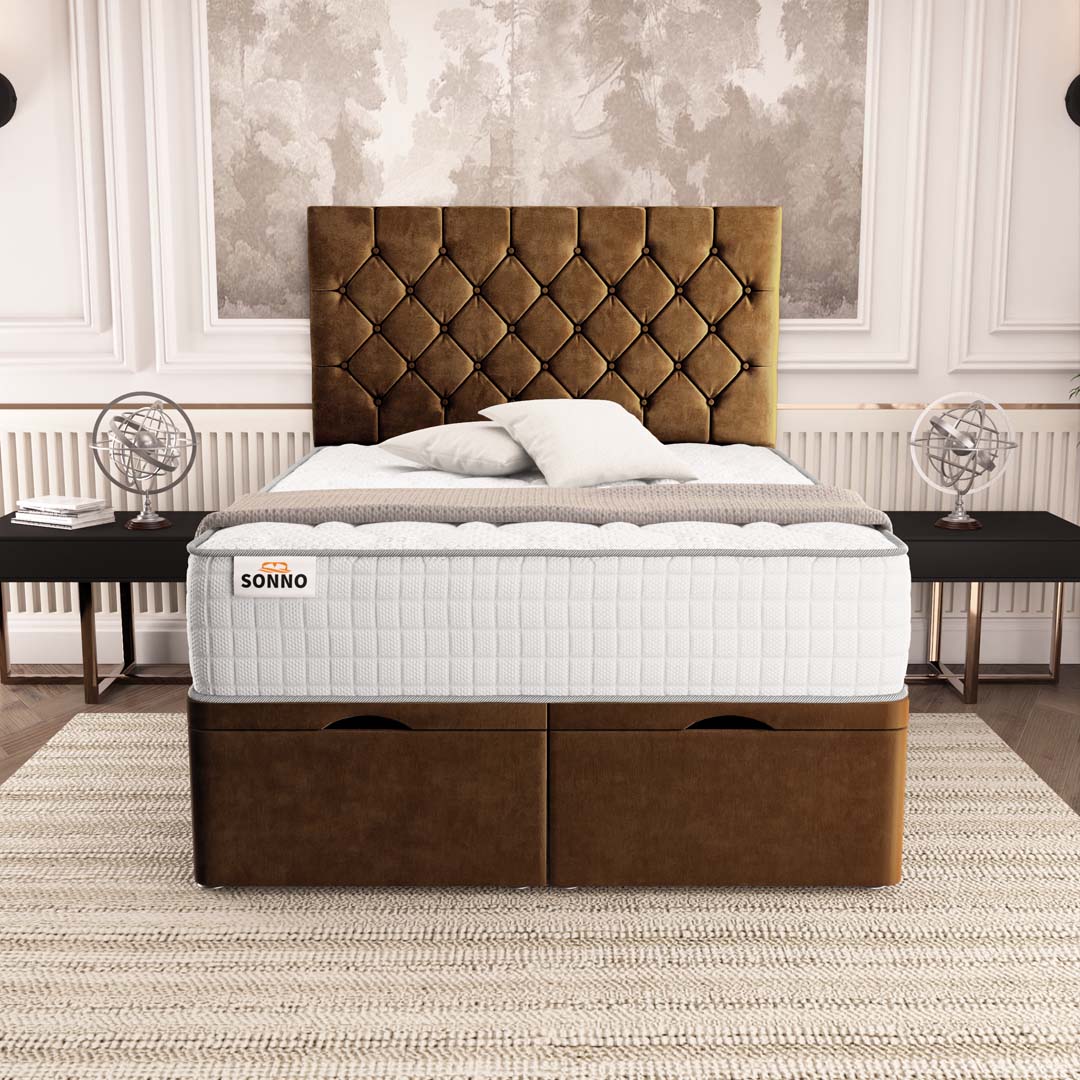 Seville Chesterfield Ottoman Divan Bed