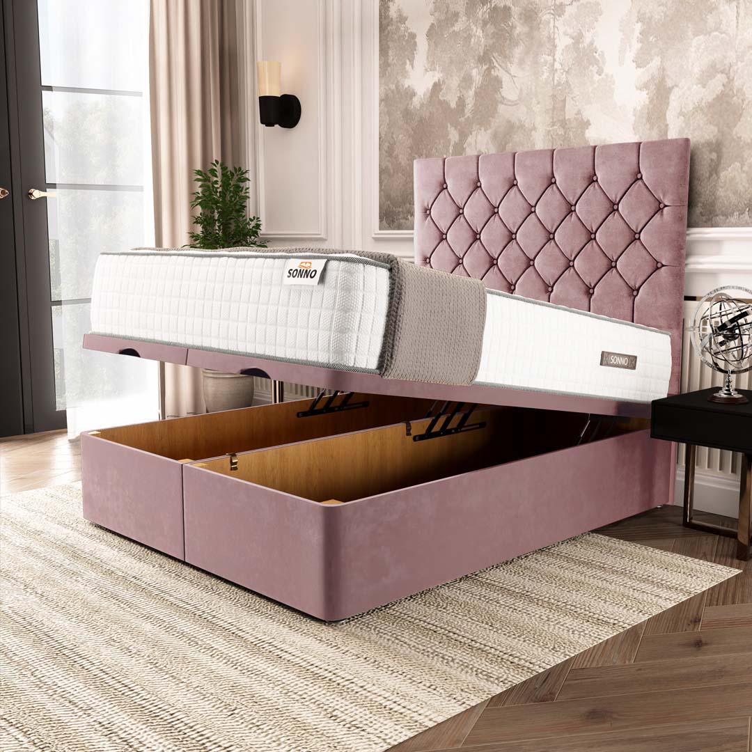 Seville Chesterfield Ottoman Divan Bed