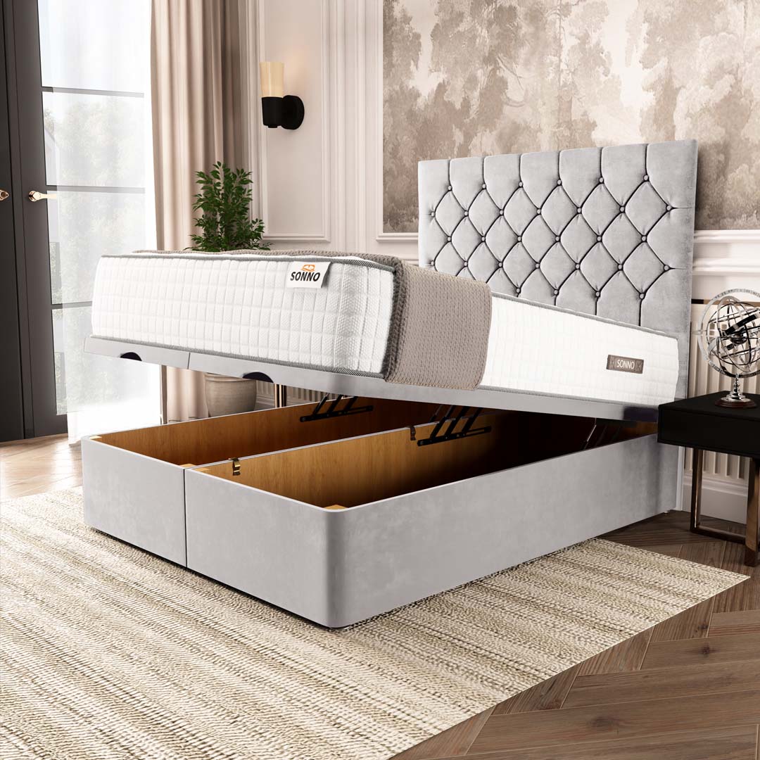 Seville Chesterfield Ottoman Divan Bed