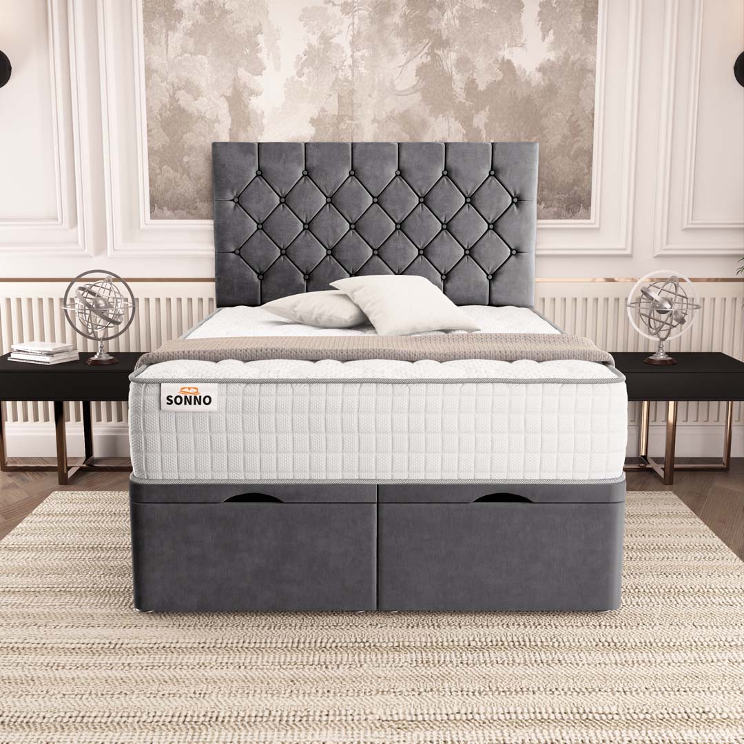 Seville Chesterfield Ottoman Divan Bed
