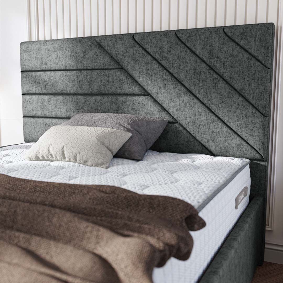 Chicago Upholstered Ottoman Bed