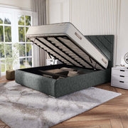 Chicago Upholstered Ottoman Bed