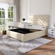Chicago Upholstered Ottoman Bed