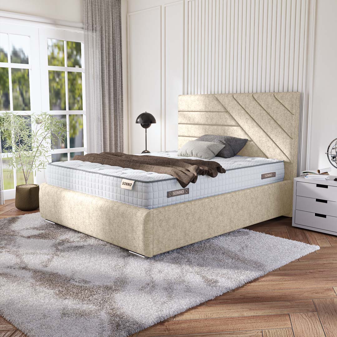 Chicago Upholstered Ottoman Bed